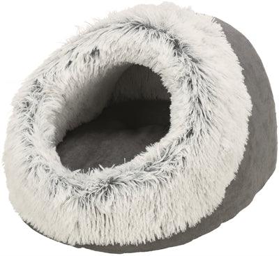 Trixie Igloo Harvey Cat Bed, Grey / White-Black