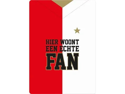 Plenty Gifts Waakbord Tin Feyenoord Fan