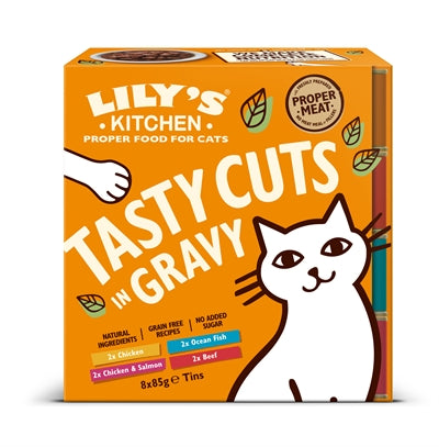 Lily’s kitchen tasty cuts in gravy multipack – natural chunks in rich gravy