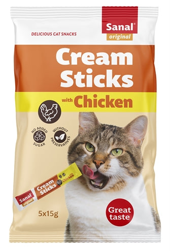 Sanal Cream Sticks Cat Chicken