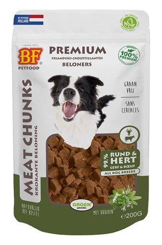 BF Petfood Meat Chunks Beef and Venison