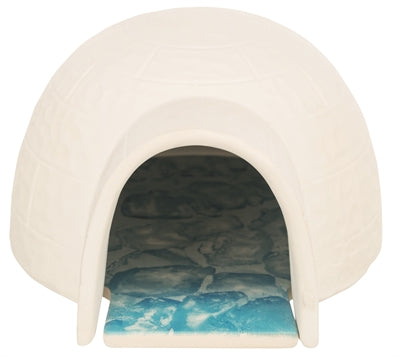 Trixie Hamster Igloo with Cooling Plate Ceramic White - Image 1