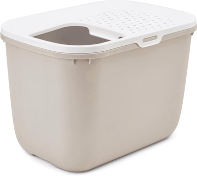 Savic Cat Litter Hop In White / Mocha