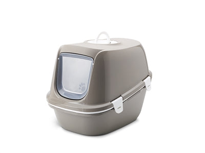 Savic Cat Litter Box Reina Sift Warm Grey
