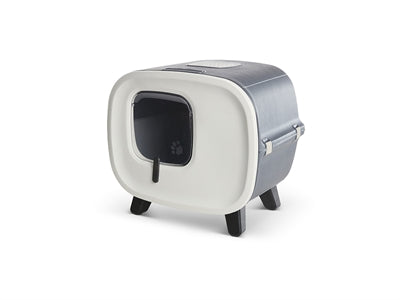 Savic Cat Litter Box Mira Deluxe Anthracite / White - Image 2