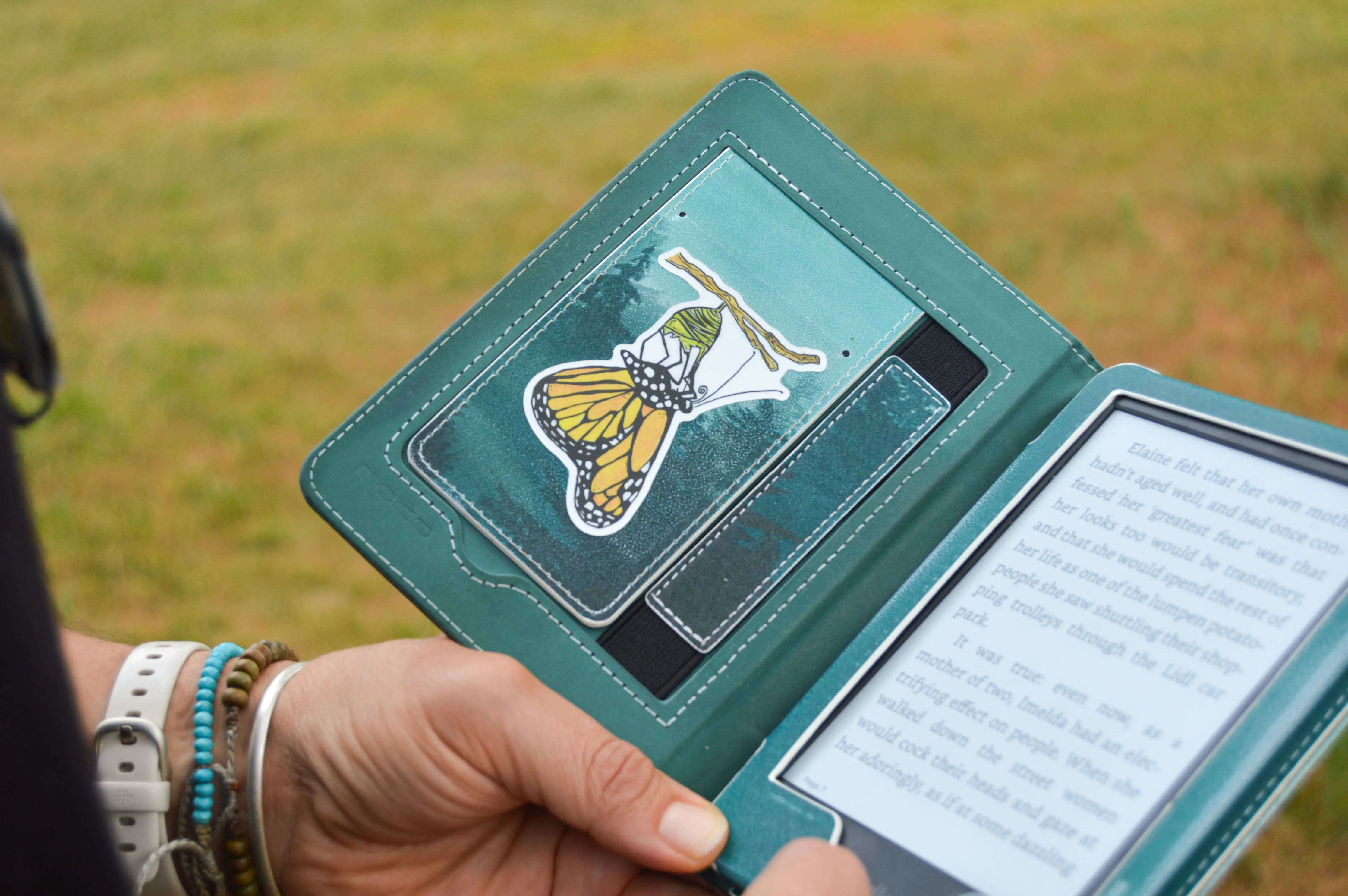 Monarch Butterfly Emerging Sticker - Image 3