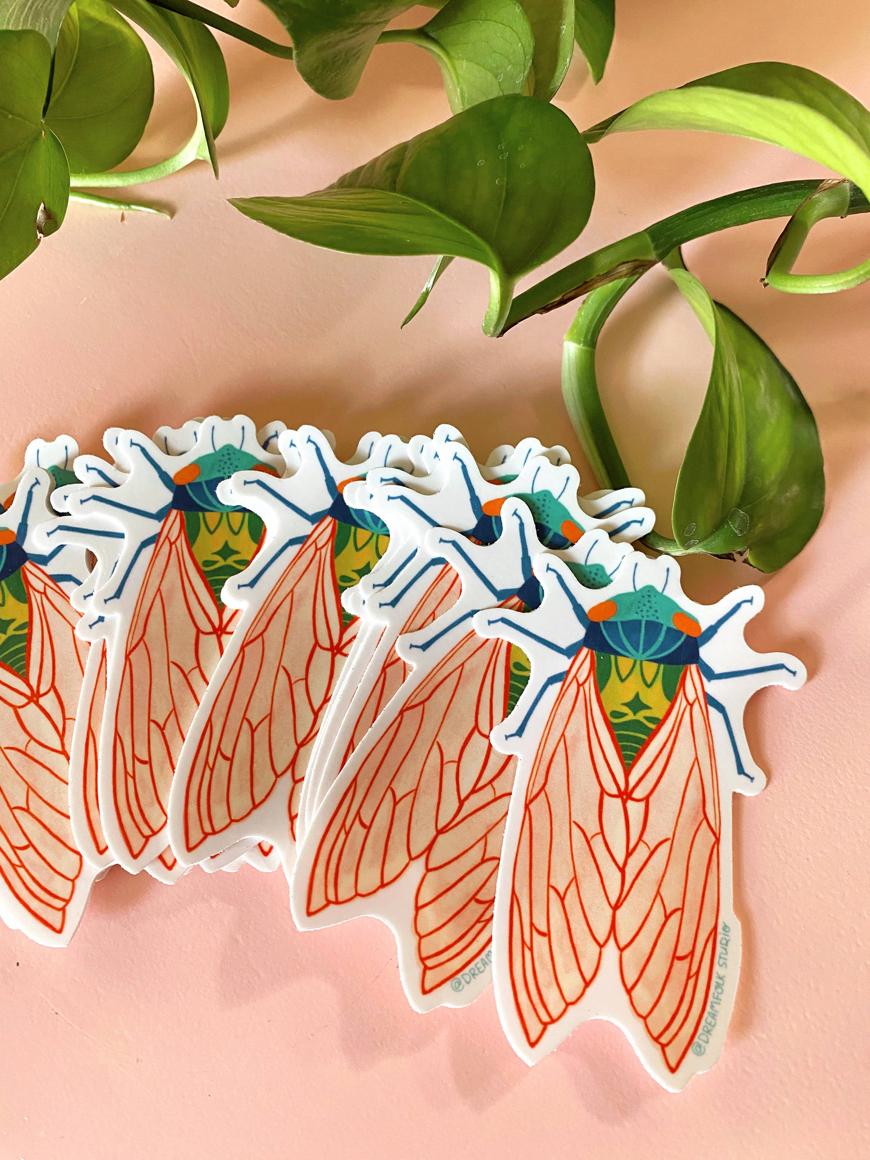 Cicada Sticker - Insect/Nature Sticker - Image 2