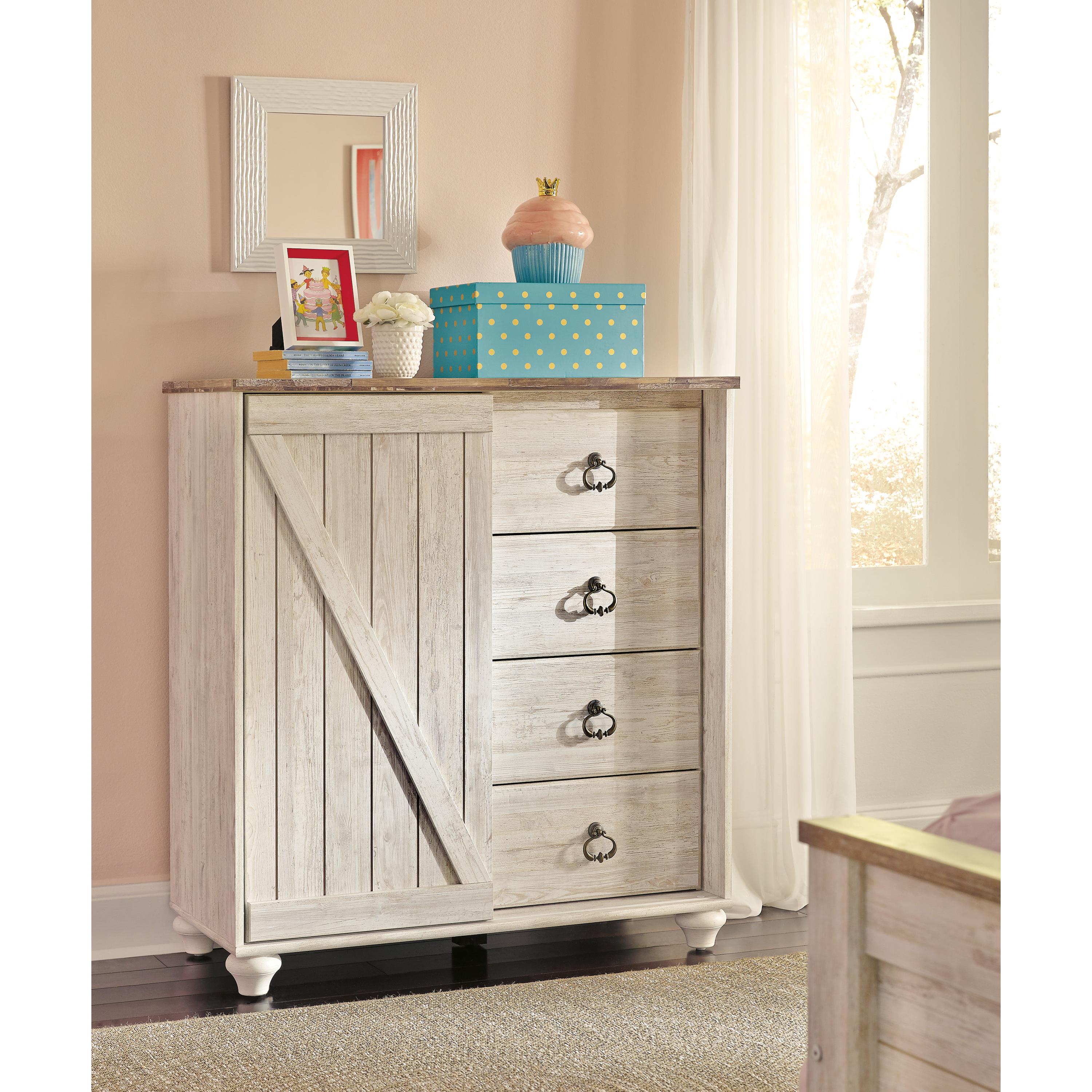 Signature Design by Ashley Willowton 4-Drawer Kids Chest B267-48 - Image 2