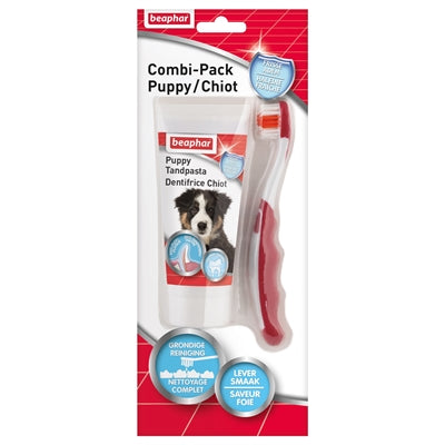 Beaphar Tandpasta En Borstel Combi-Pack Puppy - Image 1