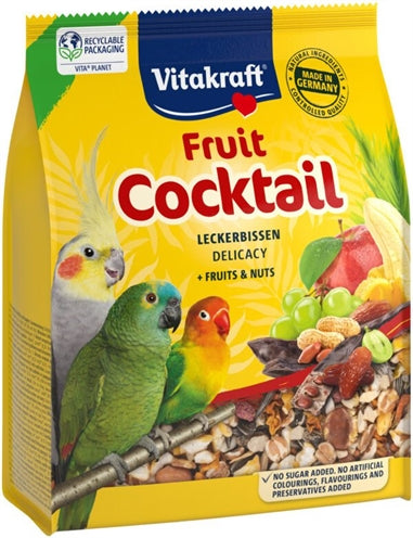 Vitakraft Parrot / Agapornis Fruit Cocktail Delicacy Fruits / Nuts