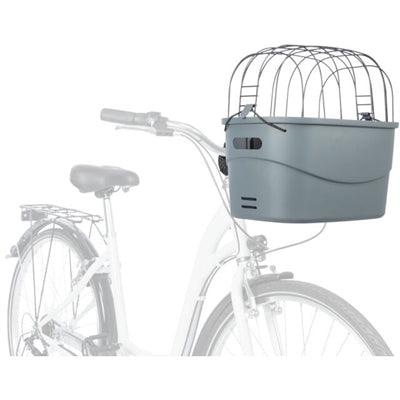 Trixie Steering Wheel Bicycle Basket, Plastic, Grey – For dogs up to 6kg – Excludes holder (sold separately)