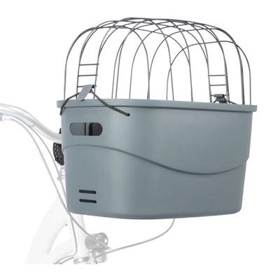 Trixie Steering Wheel Bicycle Basket, Plastic, Grey - For dogs up to 6kg - Excludes holder (sold separately) - Image 3