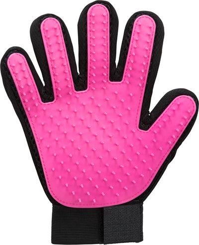 Trixie Coat Care Glove Mesh Material / TPR Pink / Black