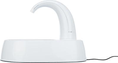 Trixie Curved Stream Drinking Fountain, Plastic, White - Image 2