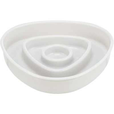 Trixie Slow Feeding Food Bowl, Plastic/TPE, Grey - Image 2