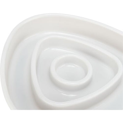 Trixie Slow Feeding Food Bowl, Plastic/TPE, Grey - Image 3