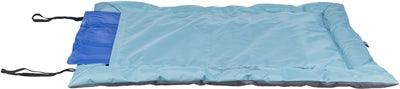 Trixie Samoa Classic Travel Blanket Blue/Gray – Water-Repellent Travel Blanket – For Dogs - Image 2
