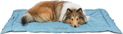 Trixie Samoa Classic Travel Blanket Blue/Gray – Water-Repellent Travel Blanket – For Dogs