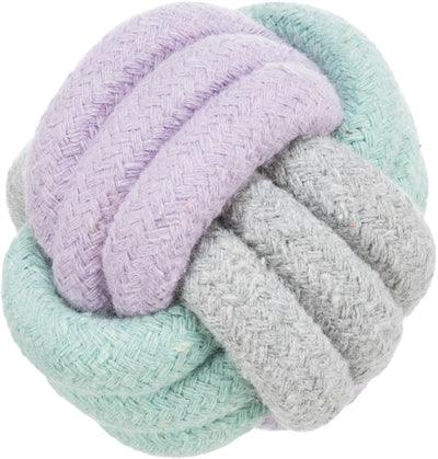 Trixie Junior Knot Ball Rope - 6 cm puppy ball made of cotton/polyester - Image 3