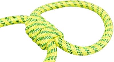 Trixie Aquatoy Rope Pull Toy Rings Polyester Yellow / Green - Image 3