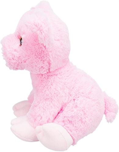 Trixie Be Eco Pig Edison Plush Recycled Pink - soft and sustainable dog cuddly toy - Image 3