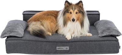 Trixie Dog Basket Sofa Liano Rectangle Gray - Perfect dog cushion - Image 2