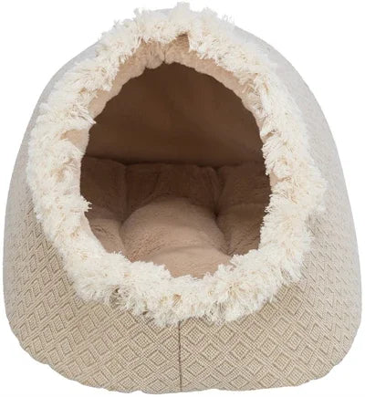 Trixie Cat Bed Igloo Boho Beige