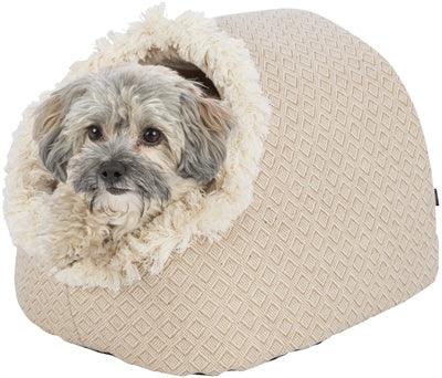 Trixie Cat Bed Igloo Boho Beige - Image 3