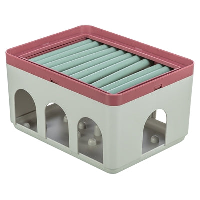 Trixie Cat Activity Rod Box White / Bordeaux - Image 2