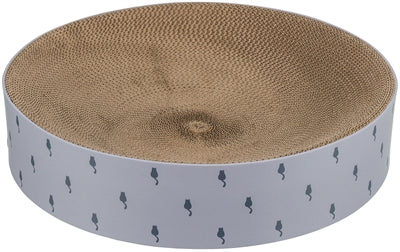 Trixie Lilly Cardboard Catnip Crab Basket Light Gray