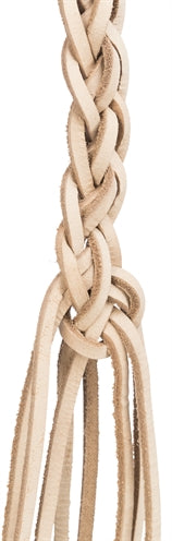 Trixie Toy Laces, Leather with Wooden Beads, Natural - Image 3