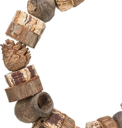 Trixie Ring Swing Wood/Pine Cones – natural and challenging bird fun - Image 3