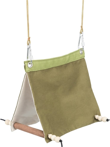Trixie Hanging Bird Tent, Cotton, Green - Image 2