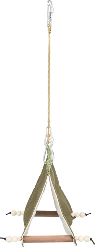 Trixie Hanging Bird Tent, Cotton, Green - Image 3