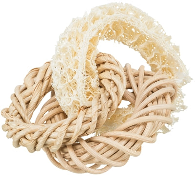 Trixie Luffaring With Rattan And Corn Leaf Ring Natural - Image 2