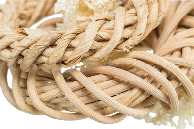 Trixie Luffaring With Rattan And Corn Leaf Ring Natural - Image 3