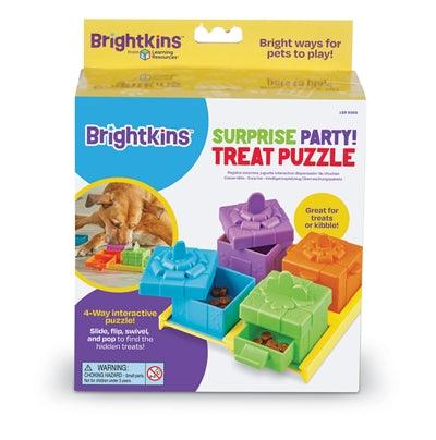 Brightkins Surprise Party Treat Puzzle - interactive dog toy - includes slow feeder function - Image 2