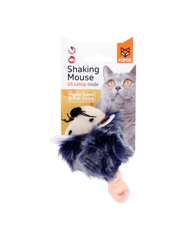 Fofos Shaking Mouse With Sound Gray