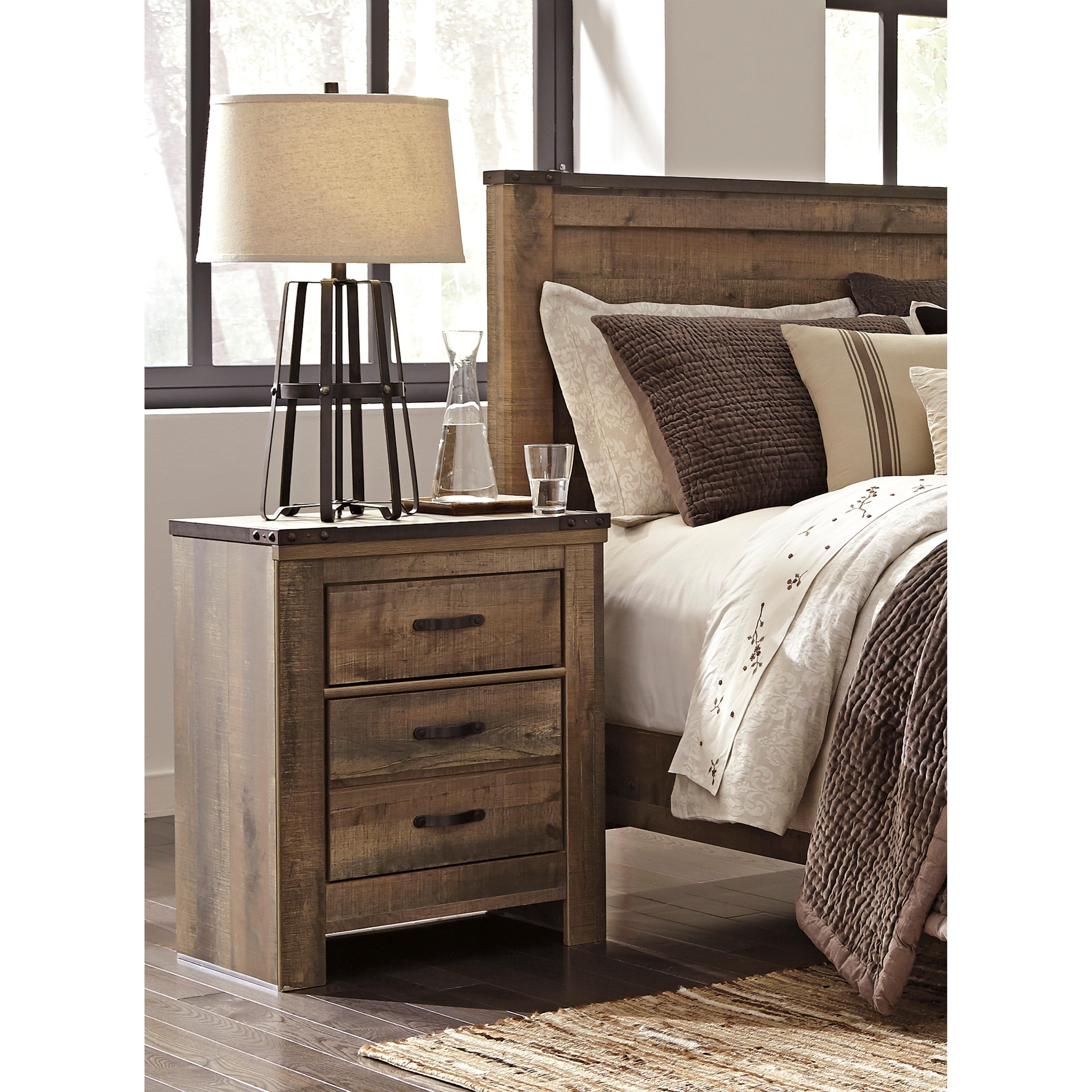 Signature Design by Ashley Trinell 2-Drawer Kids Nightstand B446-92 - Image 2
