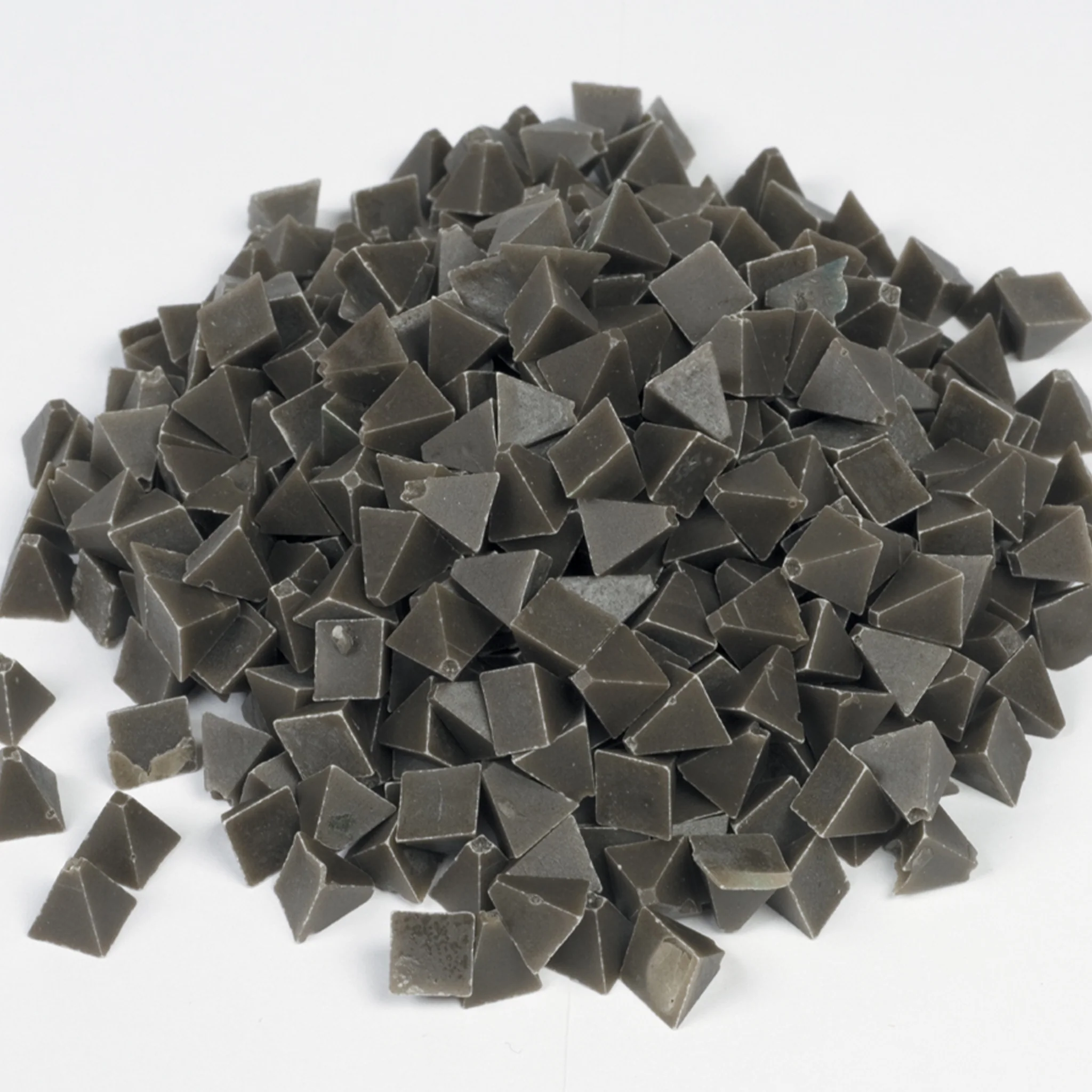 Raytech Grey/Brown Pyramid Media – Vibratory Tumbler