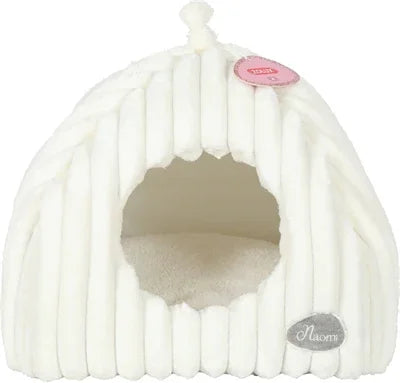Zolux Cat Bed Igloo Naomi White - Image 2