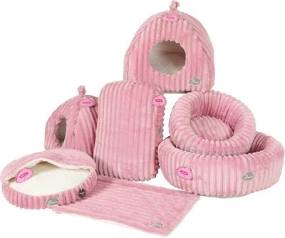 Zolux Igloo Cat Bed Naomi Pink - Image 3