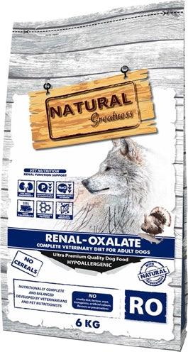 Natural Greatness Veterinary Diet Dog Renal Oxalate - For kidney problems and oxalate stones - 2 kg or 6 kg - Image 1