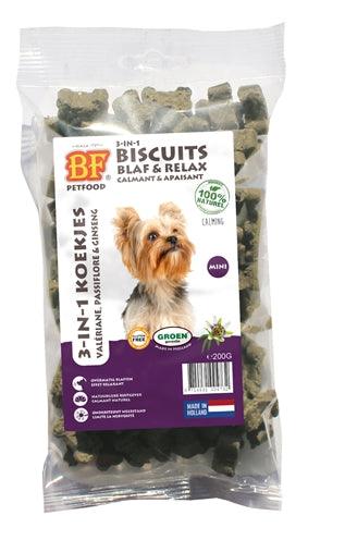 Bf Petfood 3 In 1 Dog Biscuits Bark & ​​Relax Mini