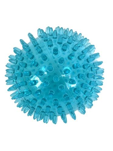 Zolux Pop TPR Spiky Ball Turquoise – Fetch Ball with Gum Massage – 8 cm - Image 2