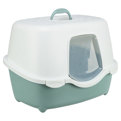 Trixie Cat Litter Box Davio Green/White - Image 2