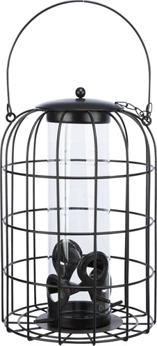 Trixie Food Dispenser with Mesh Protection – Black – 26 cm