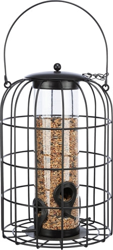 Trixie Food Dispenser with Mesh Protection – Black – 26 cm - Image 2
