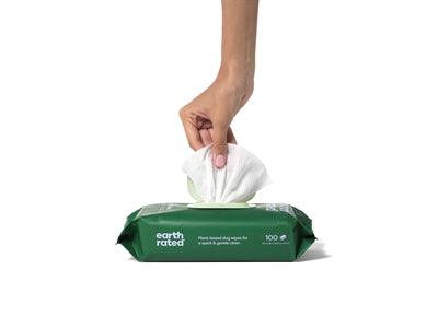 Earth Rated Dog Wipes Lavender Compostable - Image 3