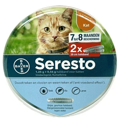 Seresto Tick and Flea Collar for Cats – 38 cm – Pack of 1 or 2 - Image 2